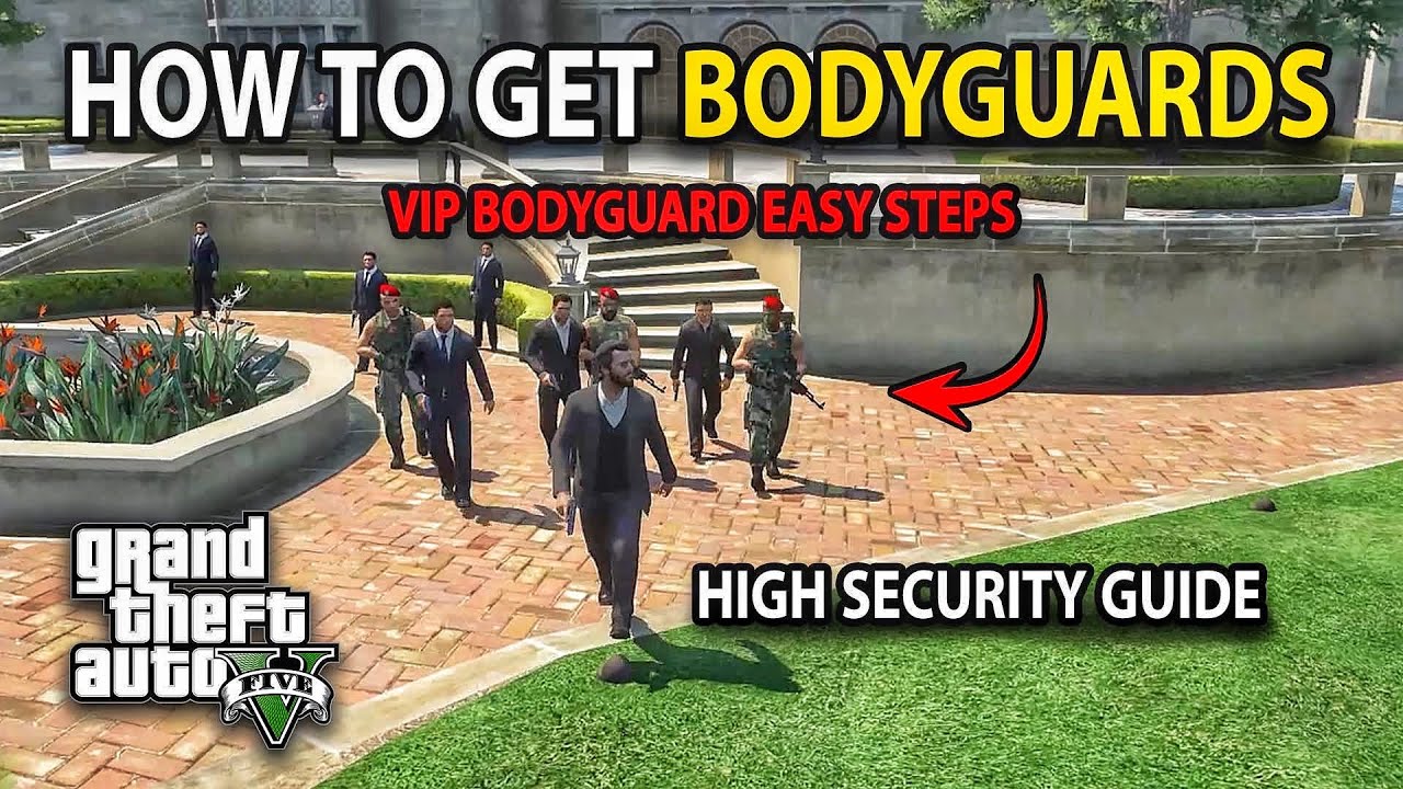 EASY STEPS TO GET VIP BODYGUARD IN GTA 5 l HOW TO INSTAL PERSONAL HIGH SECURITY l 2025