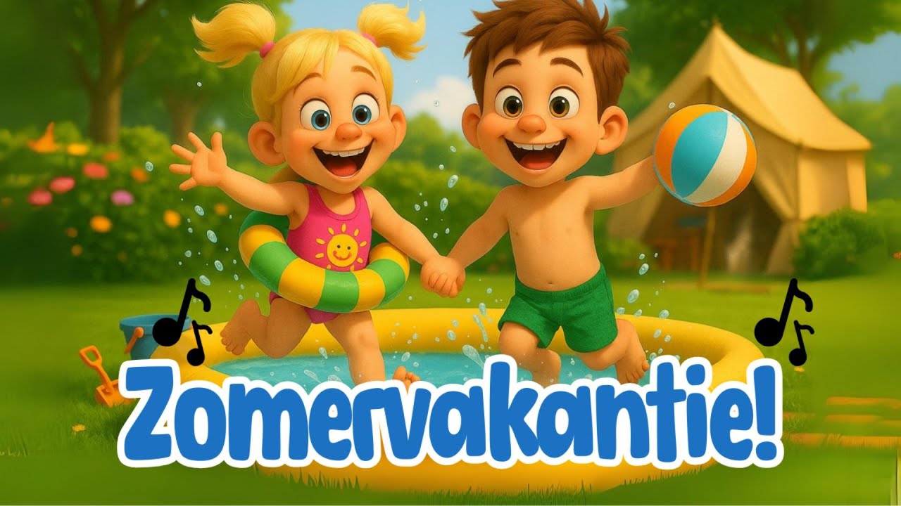 Zomervakantie 🌞 | Gezellig zomerliedje over vakantie | ZingZoMee