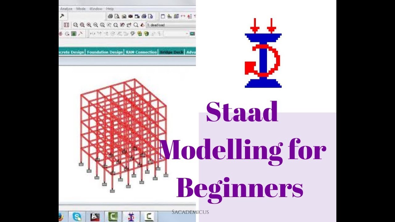 STAAD MODELLING FOR BEGINNER'S