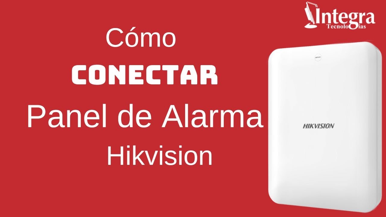 Como se conecta Panel alarma Hikvisión DS-PHA64-W4P2