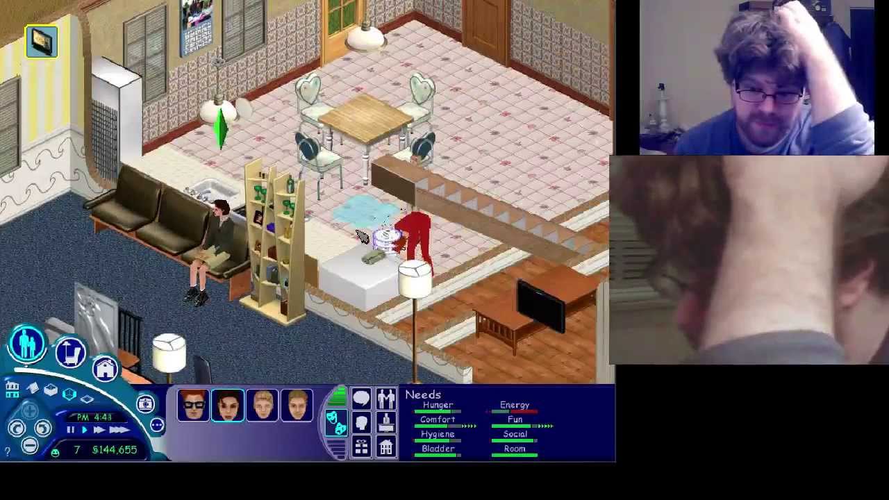 Let's Play Sims 1 - Raw, Uncut Footage