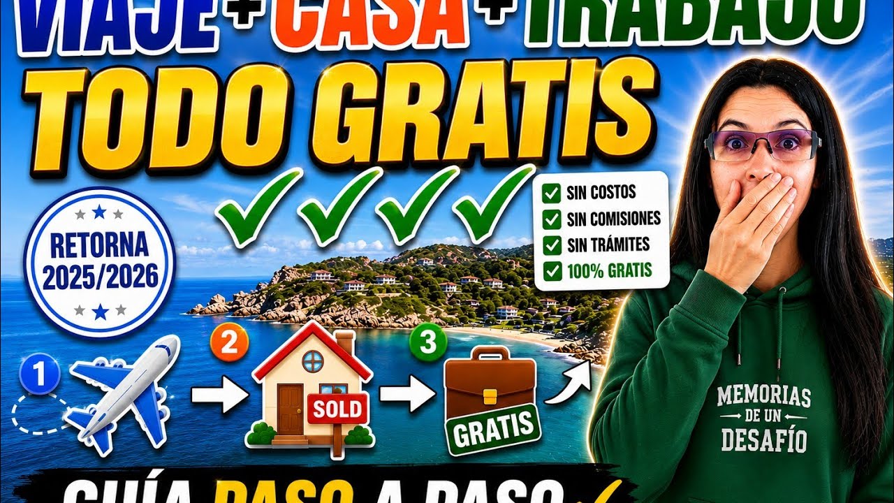 VIAJE a GALICIA GRATIS, ALQUILER y TRABAJO. GUÍA PASO A PASO. PROGRAMA RETORNA CUALIFICA EMPREGO.