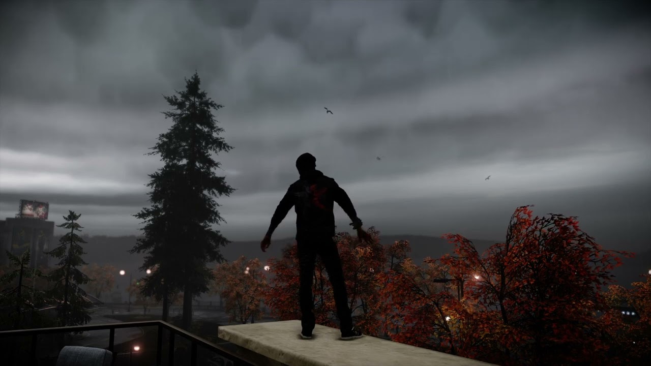 Infamous Second Son - Ambience - Chill With Delsin Rowe in Seattle - Rain