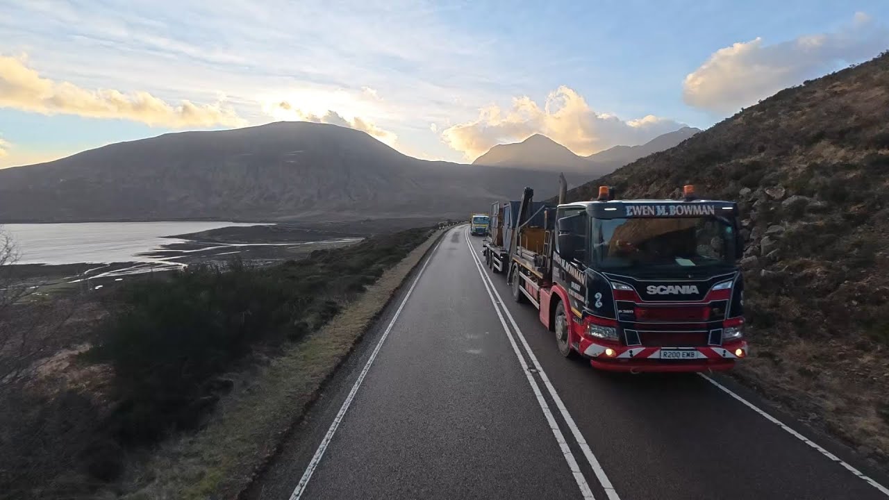 EDINBANE- PORTREE - SKYE BRIDGE - FRIDAY ROAD TRIP- #highlands  #scotland #isleofskye #volvotrucks