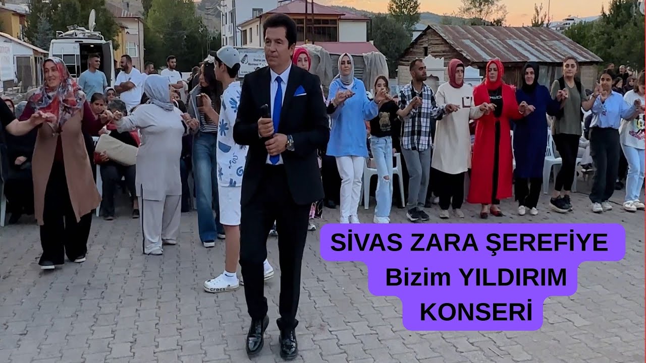 Bizim YILDIRIM Zara Şerefiye Açık Hava Konseri #müzik #türküler #zaraşerefiye #sivas #halay