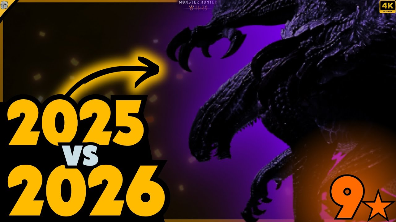 Así FUE COMBATIR contra Gore Magala de 9 ESTRELLAS en 2025 vs 2026 | Monster Hunter Wilds