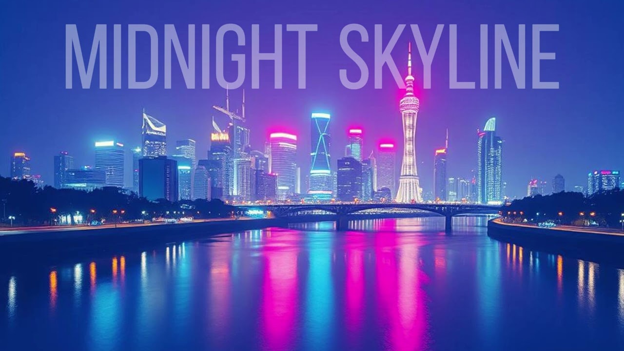 Midnight Skyline | Dreamy Neon Night 80's Synthwave Love Song