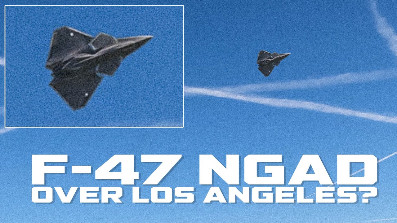 Boeing&rsquo;s F-47 next-generation fighter makes a public appearance over downtown Los Angeles.  #f47