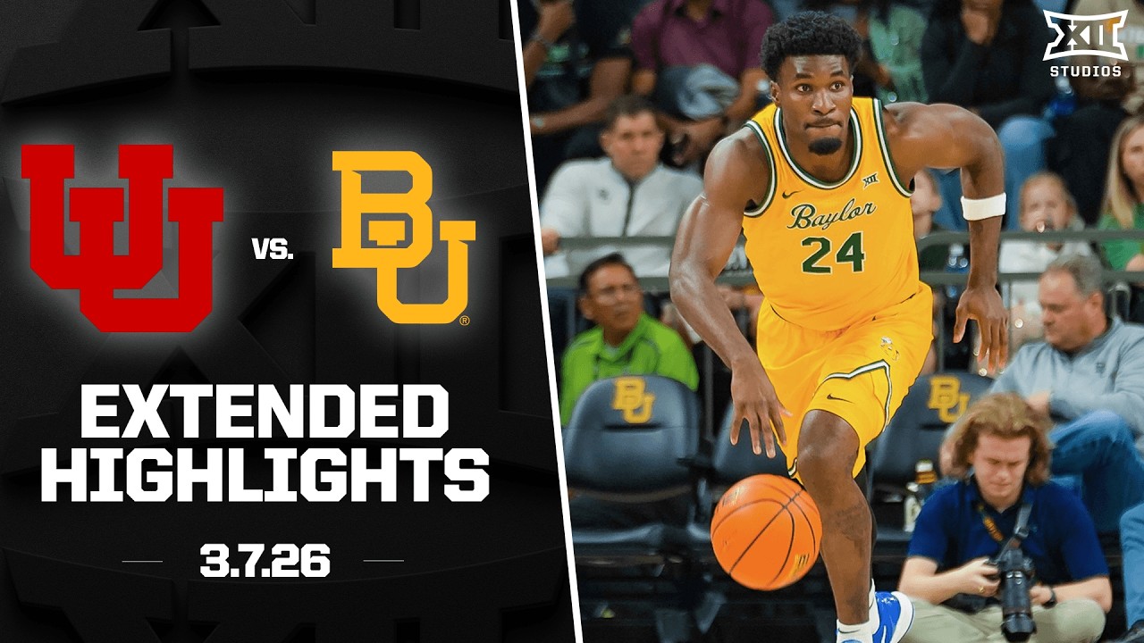 Utah vs. Baylor Extended Highlights | 2025-26 Big 12 Men's Basketball