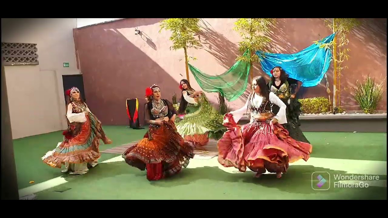 Tribu Farasha Gitana | Fusión Tribal Gitano con Pandereta (Opa Tsupa)