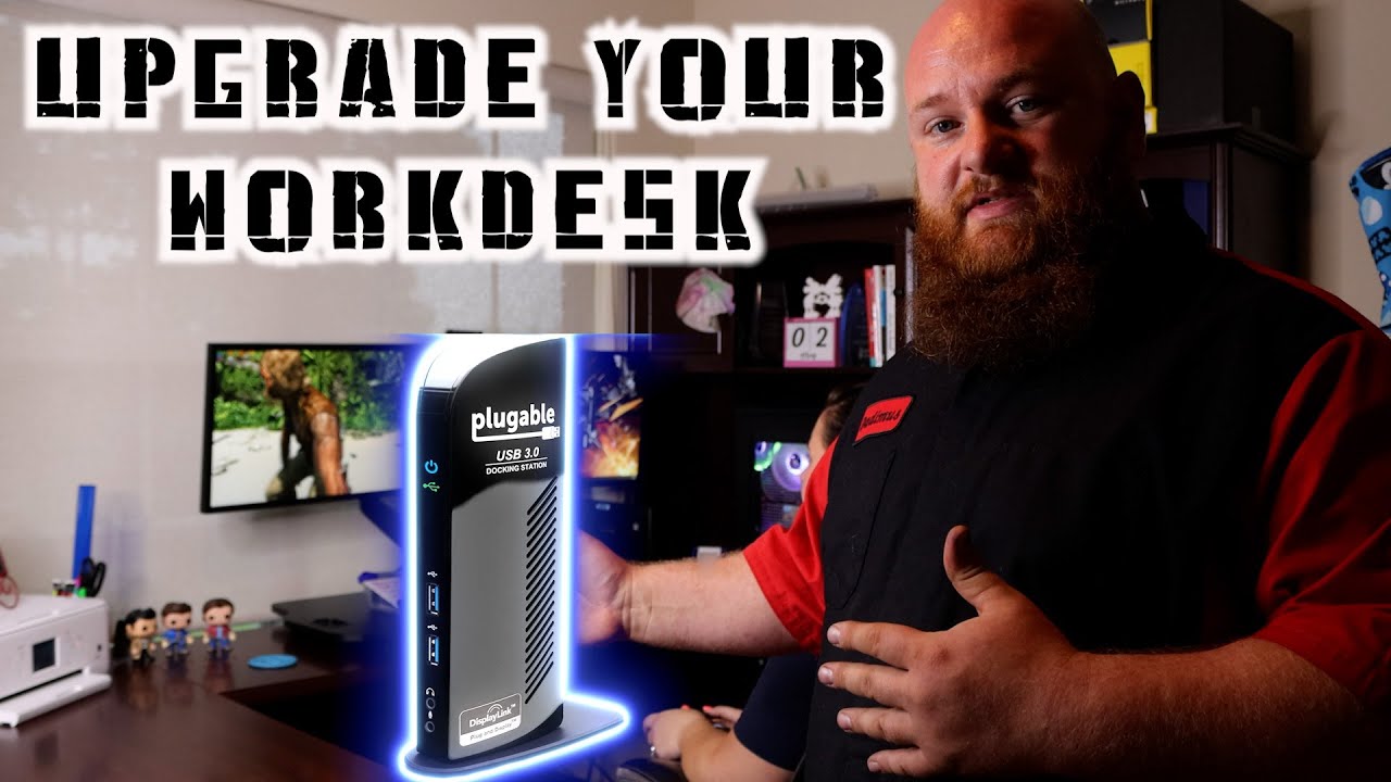 Upgrade your home work desk(Plugable usb 3.0 docking station)