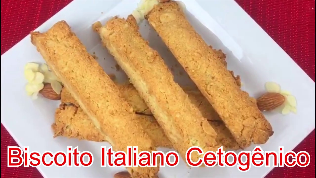 Biscoito Italiano Cetog&ecirc;nico - Cantuccini Receita de Natal e Ano Novo