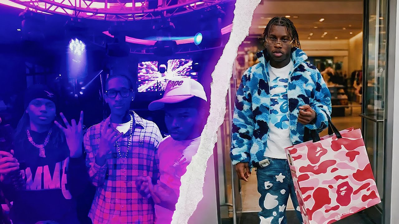 Dropped a bag at Bape, then rented out the club at 17