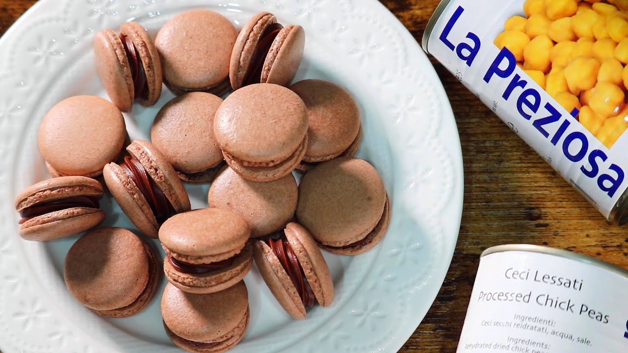 【全米が驚いた！】卵白なしマカロンの作り方 No Egg Macarons