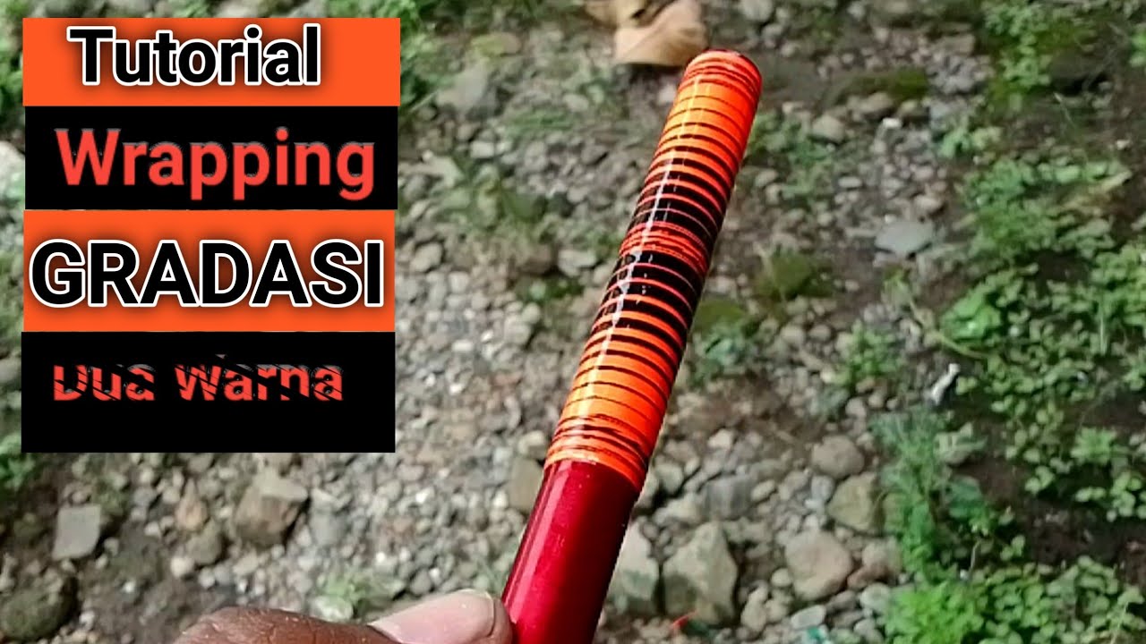 Wrapping joran tegek motif GRADASI 2 Warna
