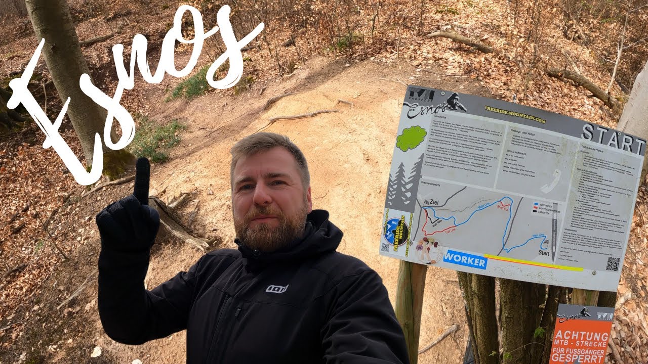 Esnos | Esslinger Nordschleife | der MTB Trail macht richtig Spa&szlig;