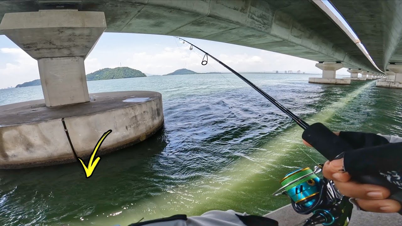 Memburu Siakap Merah JAMBATAN KEDUA Pulau Pinang!!