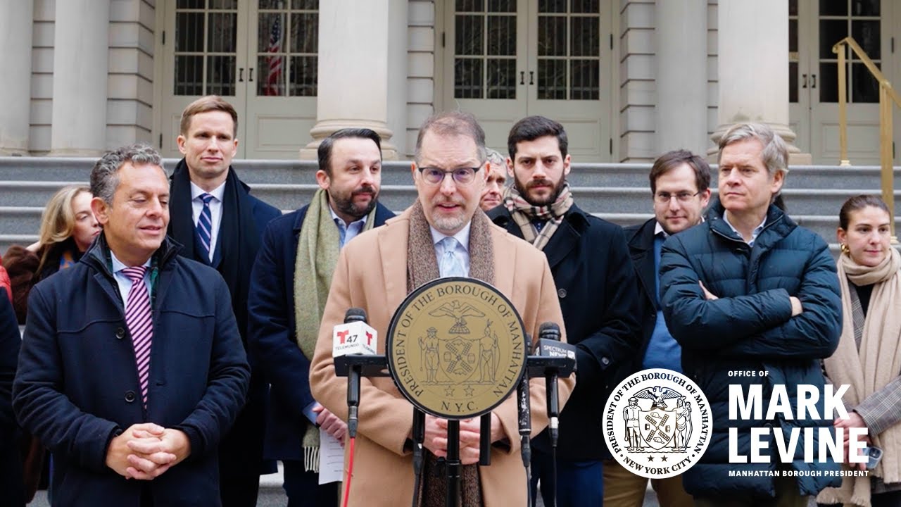 BP Levine Hosts Rally at City Hall Calling for More Affordable Housing in Manhattan