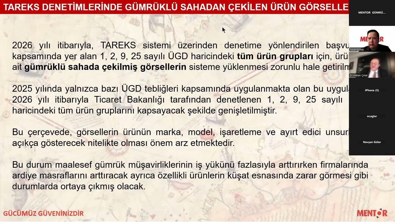 TAREKS (ÜRÜN GÜVENLİĞİ) UYGULAMALARINDAKİ EN GÜNCEL GELİŞMELER