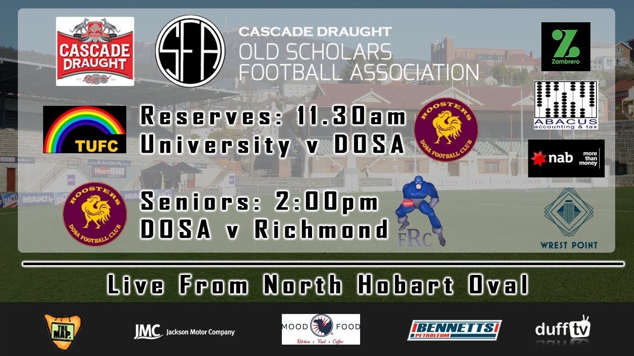 Old Scholars | Grand Finals | Reserves - Seniors | 22.09.18 | LIVE STREAM