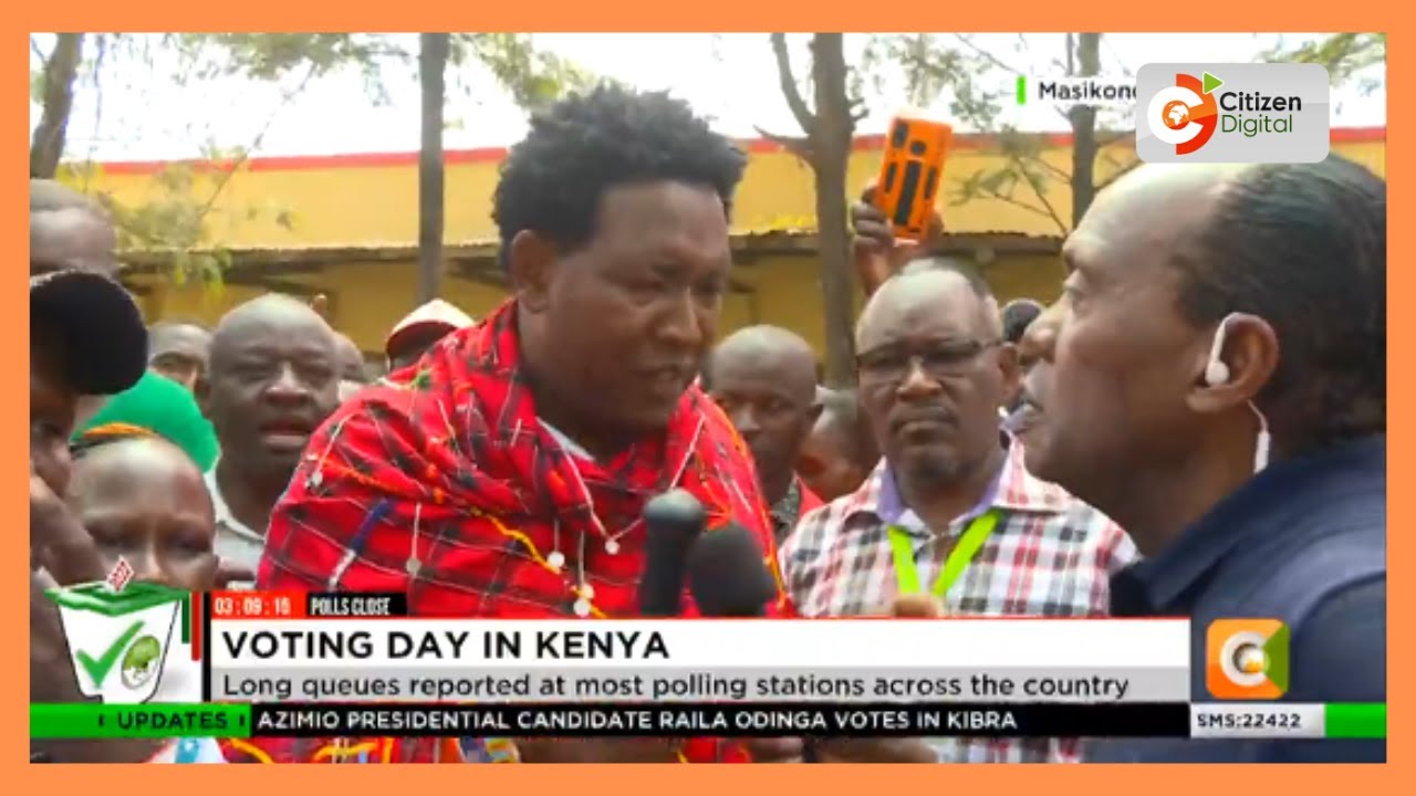 Ledama Olekina | There is a 34% - 40% turn out, i call upon the people of Narok to turn out and vote