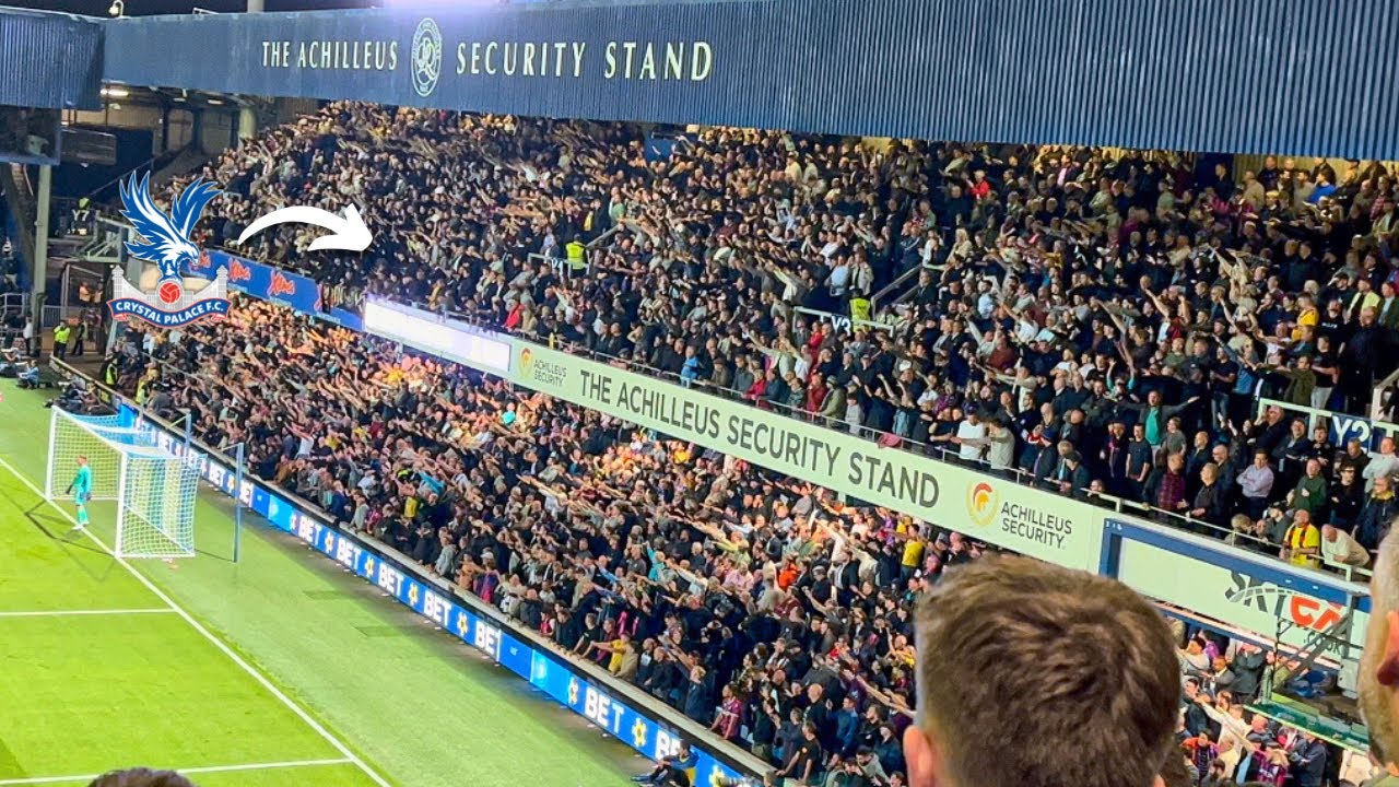 LOUD Crystal Palace Fans vs QPR Home Fans