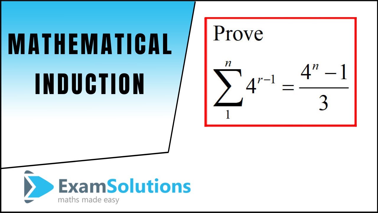 Proof by Induction - Sum of series : Example | ExamSolutions