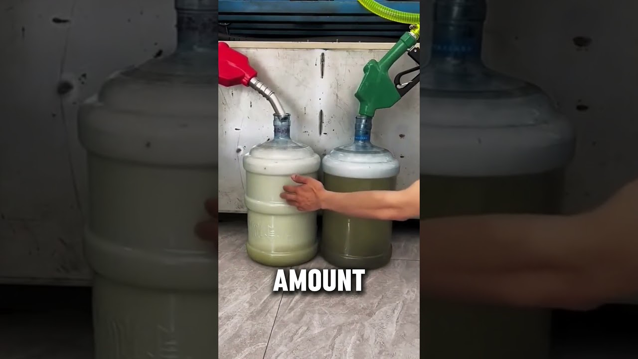 Fuel Pump Fraud Caught on Camera &ndash; How Foam Tricks You at the Gas Station!