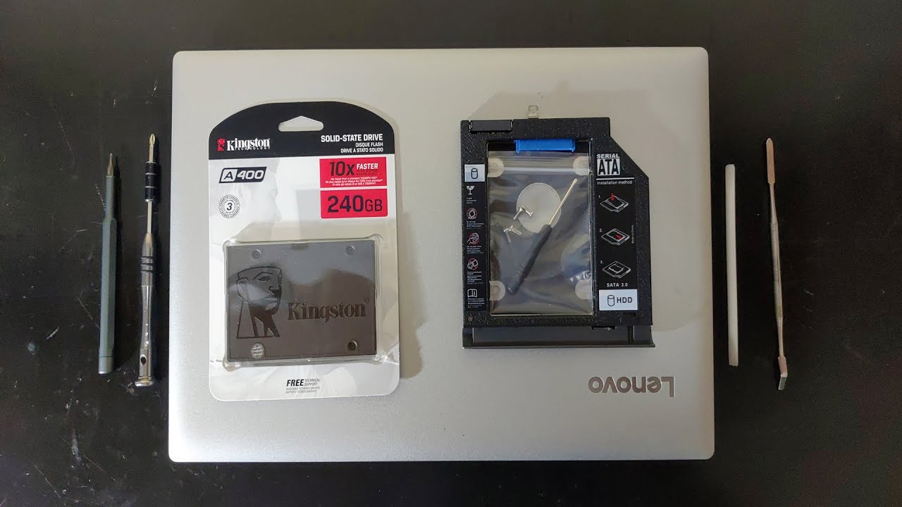 Lenovo Ideapad 320 15IKB - Desmontagem (Instalação de Ssd + Caddy)