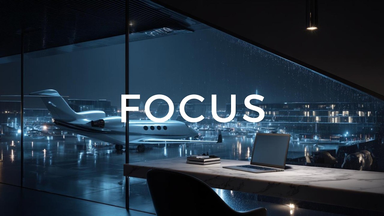 Deep Focus for High Performers 🎧 Luxury Penthouse Ambience | Work, Study, Concentration