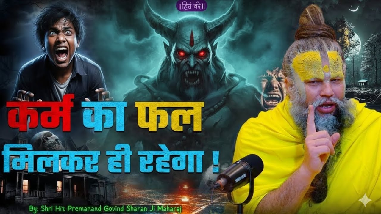 कर्म का फल मिलकर ही रहेगा!//shree premanand maharaj ji 