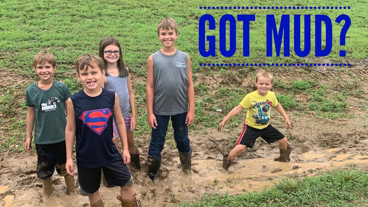 Playing in the mud