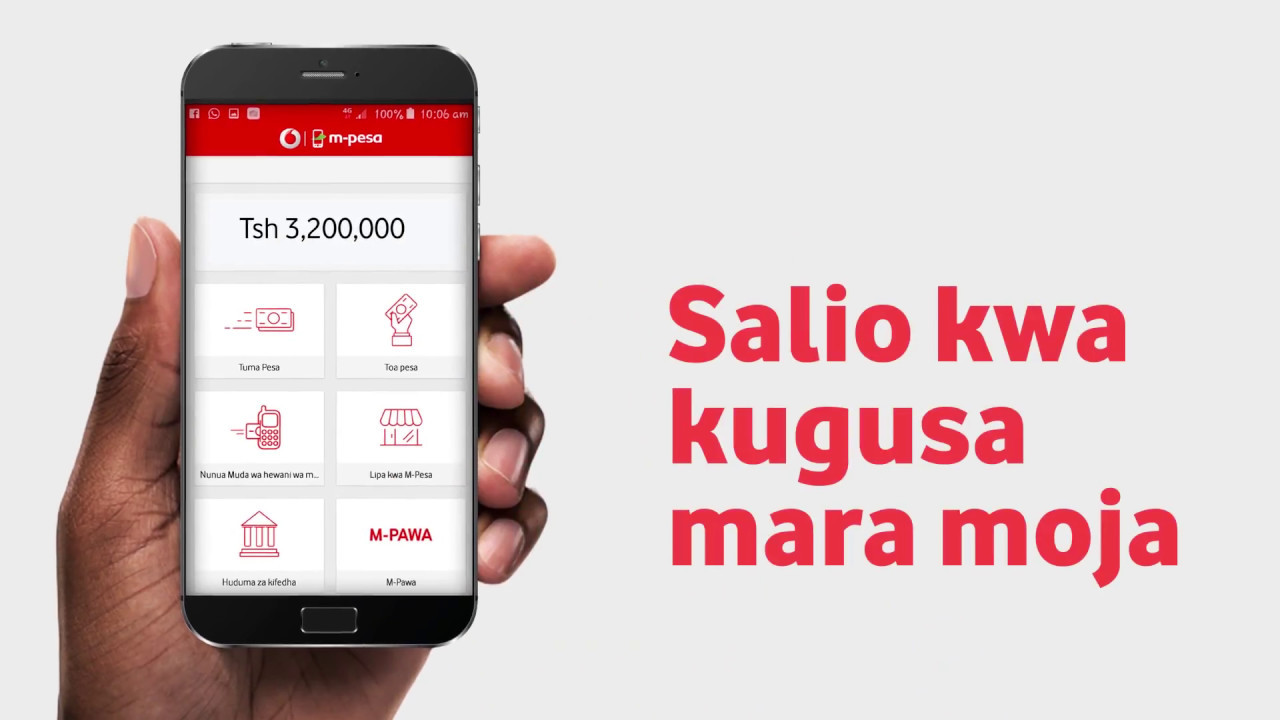 Okoa Muda, Rahisisha Miamala na M-Pesa App