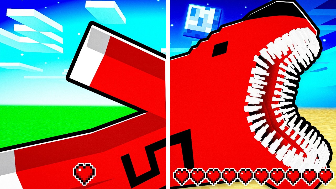 Minecraft AMA Hasar = ÜNLÜ CANAVARLAR - Minecraft