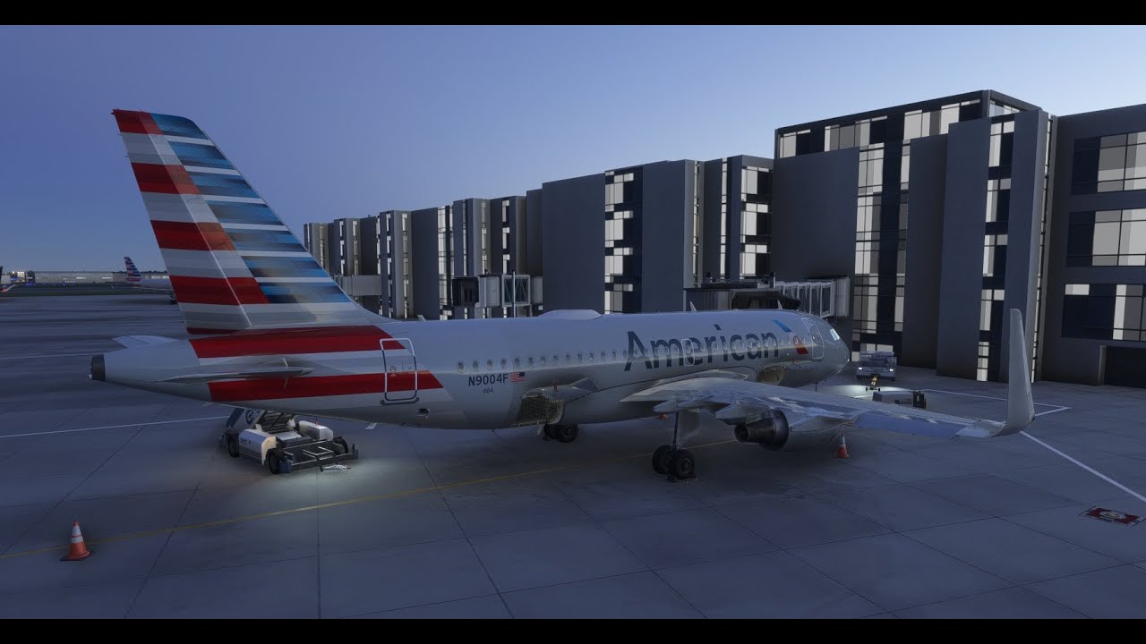 FENIX A319 AAL FLIGHT KCLT TO KSDF