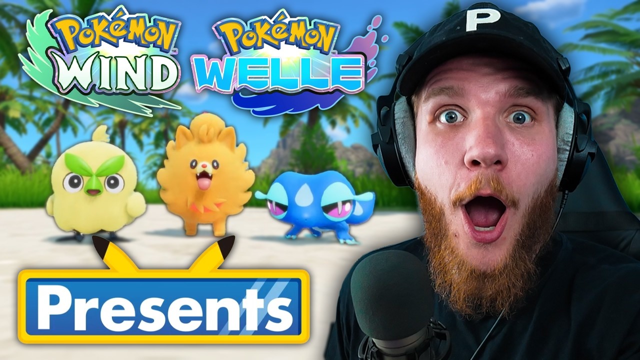 POKÉMON PRESENTS 27.02.2026 REACTION 🔥 ALLE ANKÜNDIGUNGEN + GEN 10 „Wind & Welle“ & NEUE STARTER!