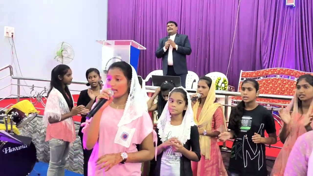Sunday Service in YAKIN CHURCH BHALKI