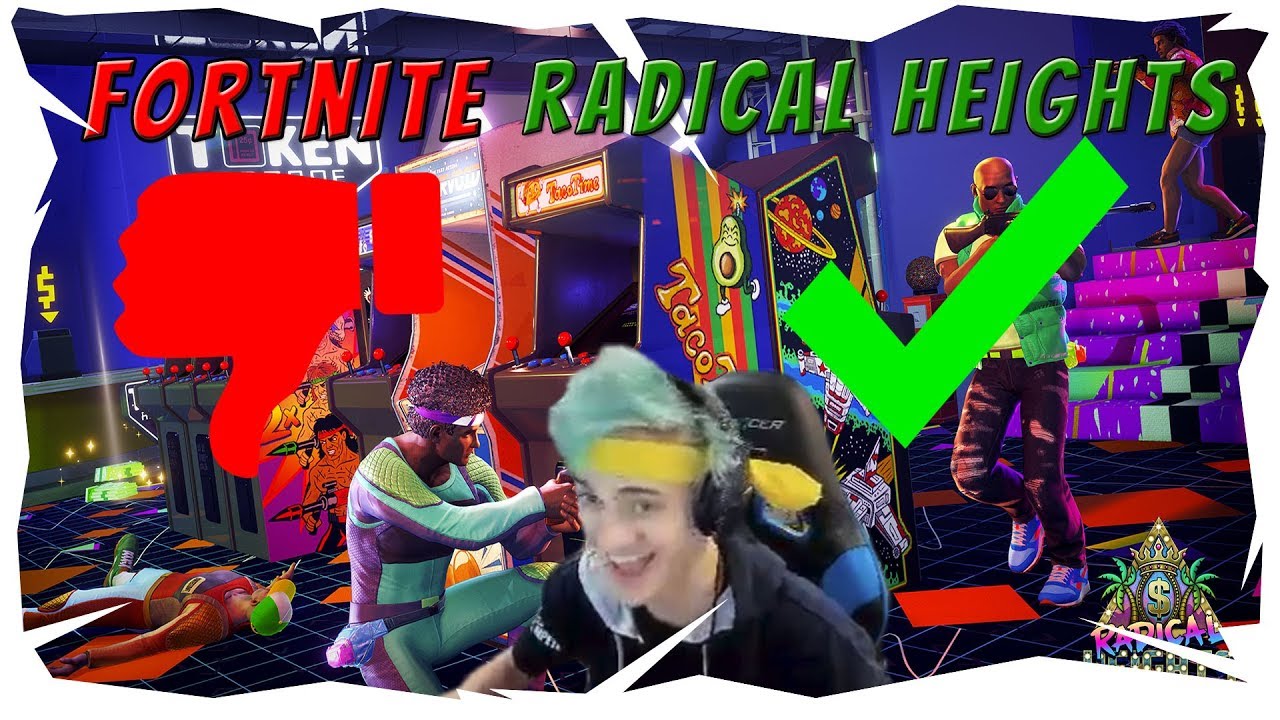 Ninja Plays Radical Heights While Fortnite is Down!