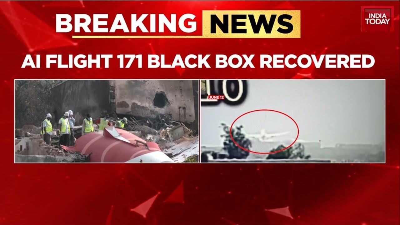 Breaking News: Air India Flight AI 171 Black Box Recovered from Crash Site Rooftop | India Today