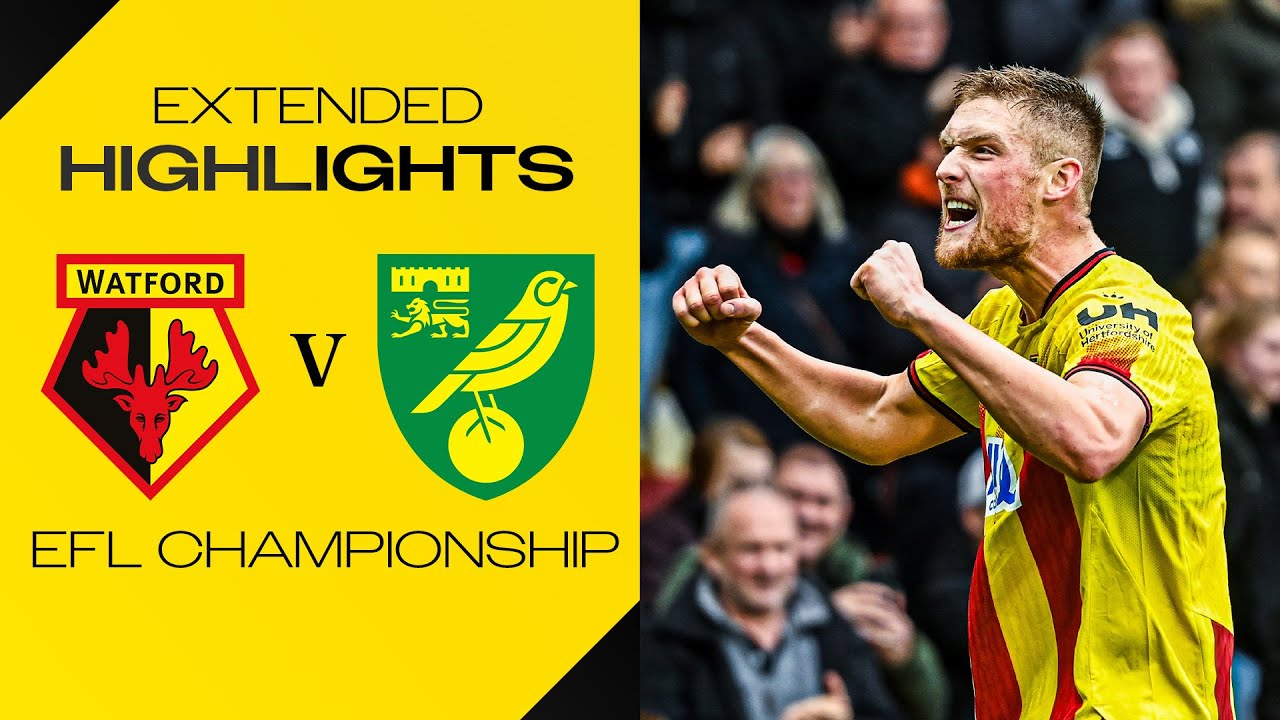 LUCA AT THE DOUBLE, INCE WITH THE WINNER | Watford 3-2 Norwich City | Extended Highlights