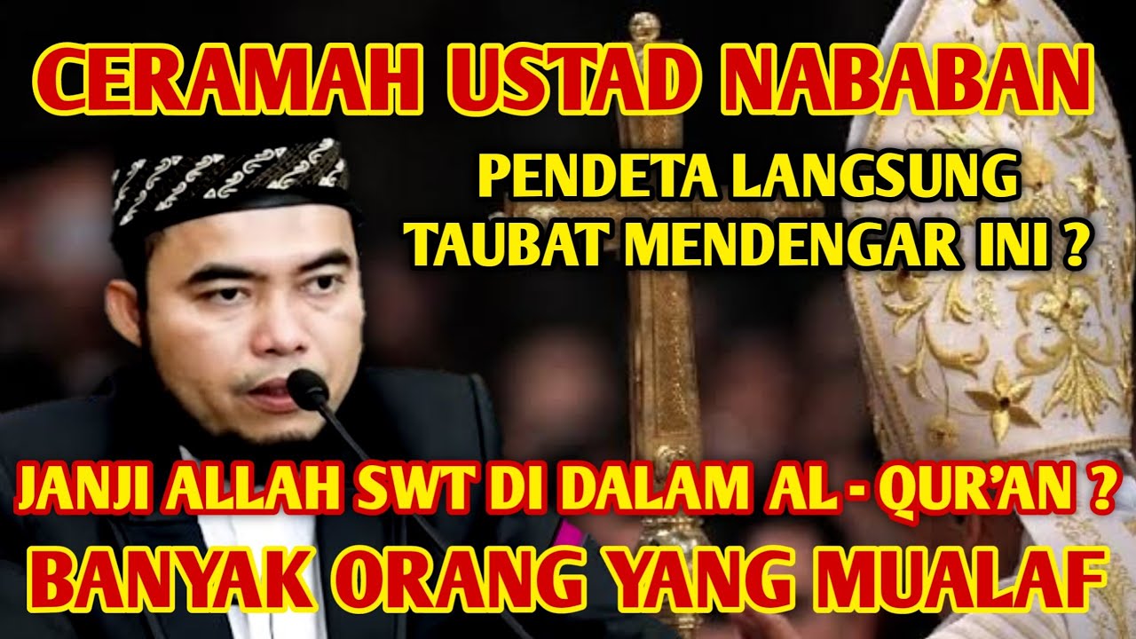 GEHGEEER ~ Ustad Nababan Janji Allah SWT Di Dalam Al - Qur'an Terjadi Sekarang Ini ! Banyak Mualaf