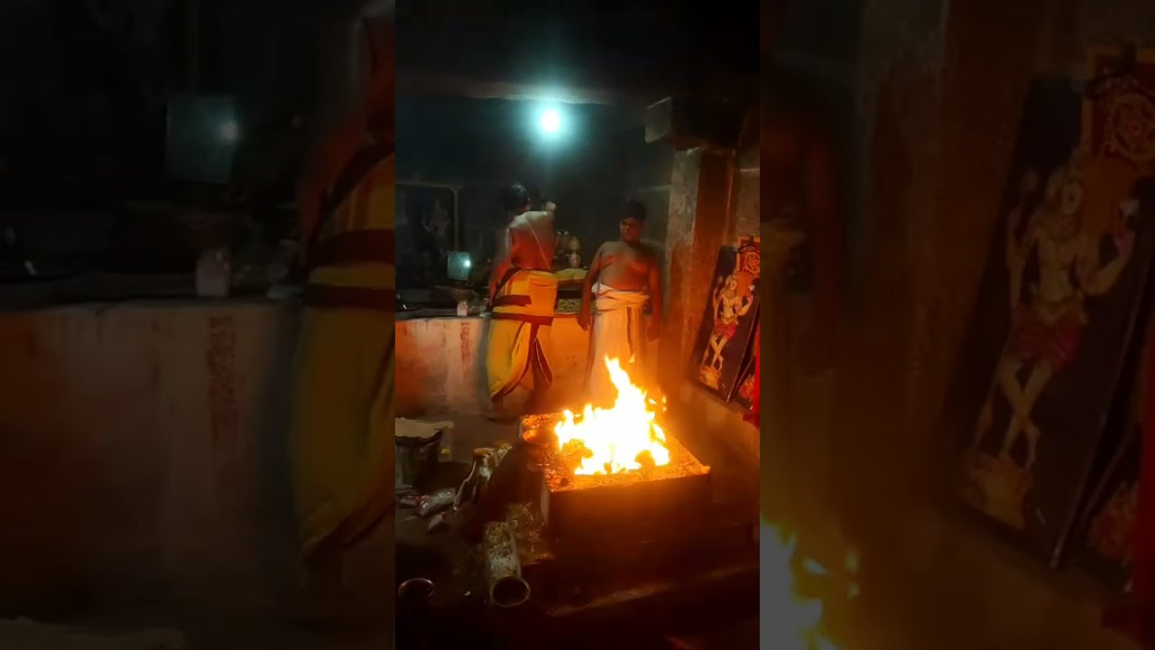 బ్రహ్మోత్సవాల్లో భాగంగా ఐదు రోజుల నుండి హోమం జరుగుతుంది ఈ రోజు పూర్ణాహుతి 