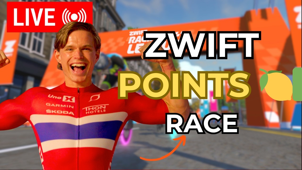 LIVE: My Most Tactical Zwift Points Race Ever