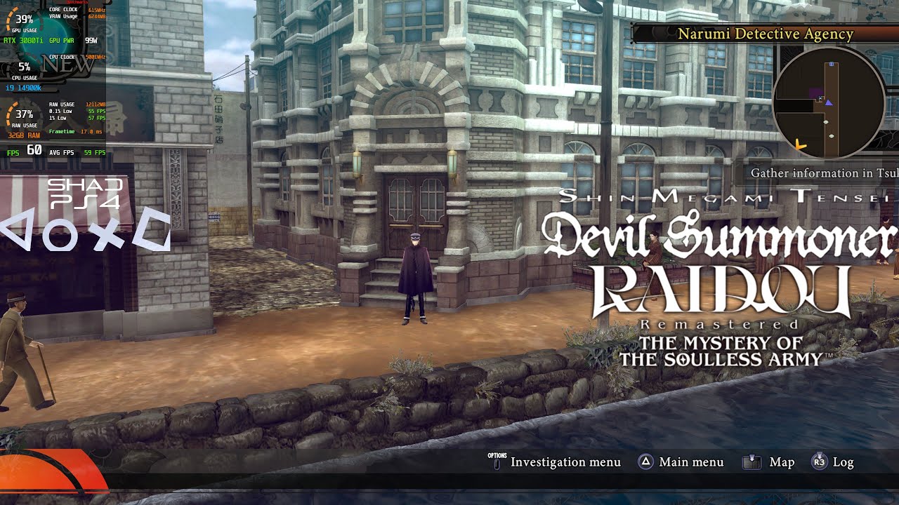 RAIDOU Remastered: The Mystery of the Soulless Army 60FPS Gameplay | ShadPS4 0.10.1 WIP PS4 Emulator