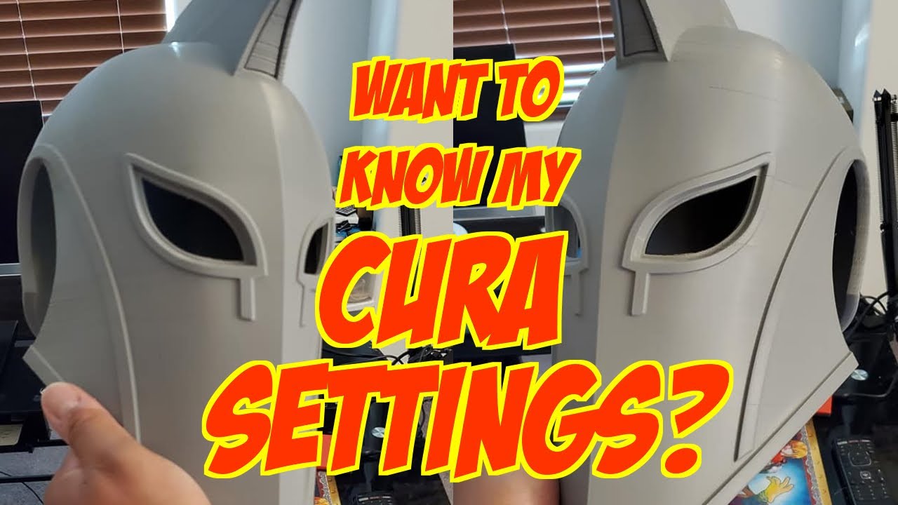 Here Are My Cura Settings | Dr. Fate Helmet Print