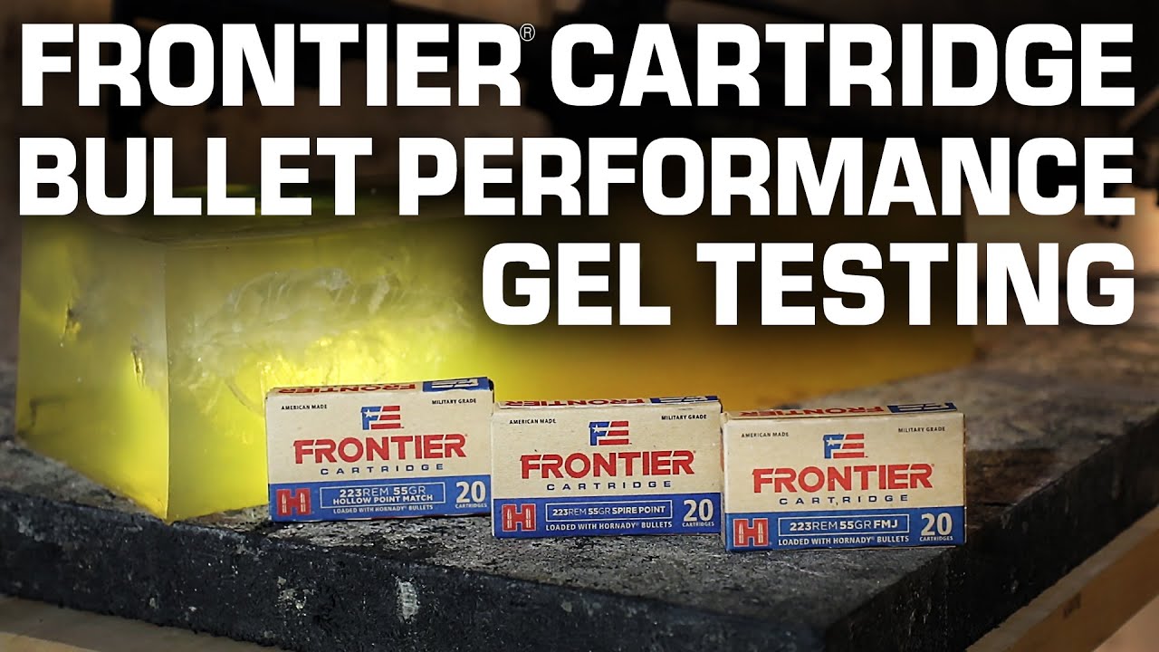 Frontier&reg; Cartridge | Hornady&reg; Bullet Performance Gel Testing