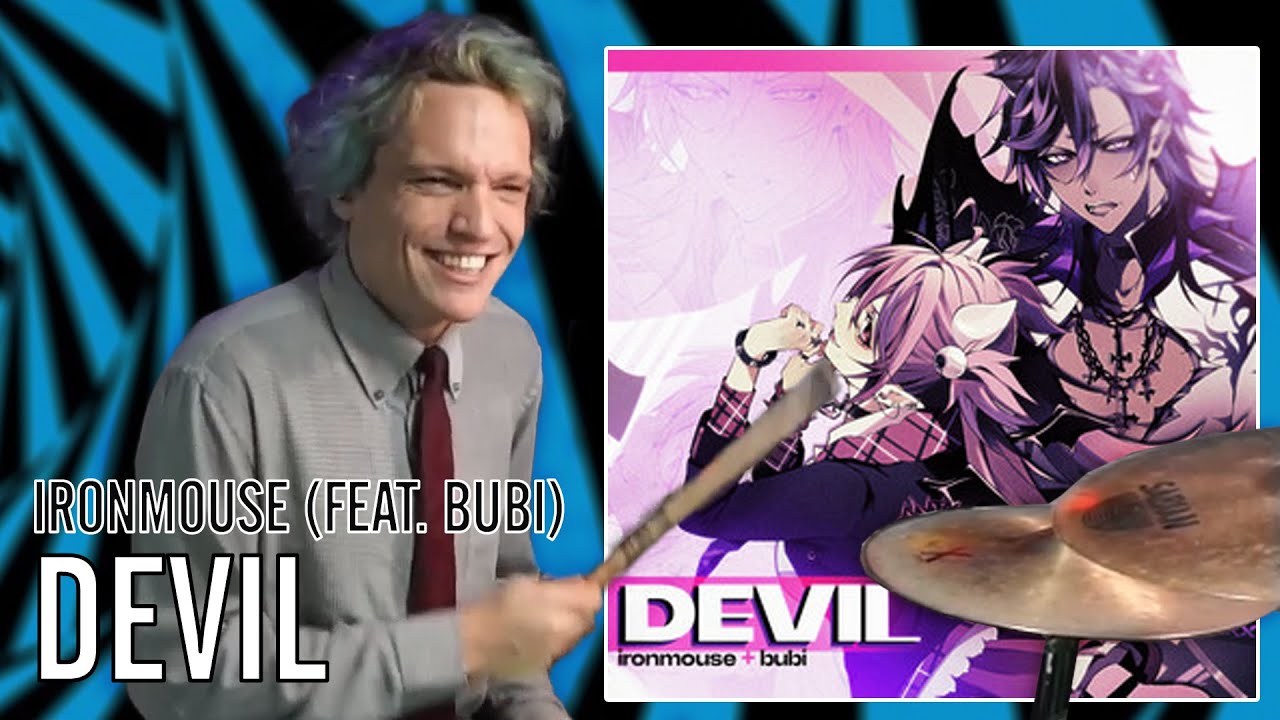 Ironmouse (Feat. Bubi) - Devil | Office Drummer [First Time Hearing]