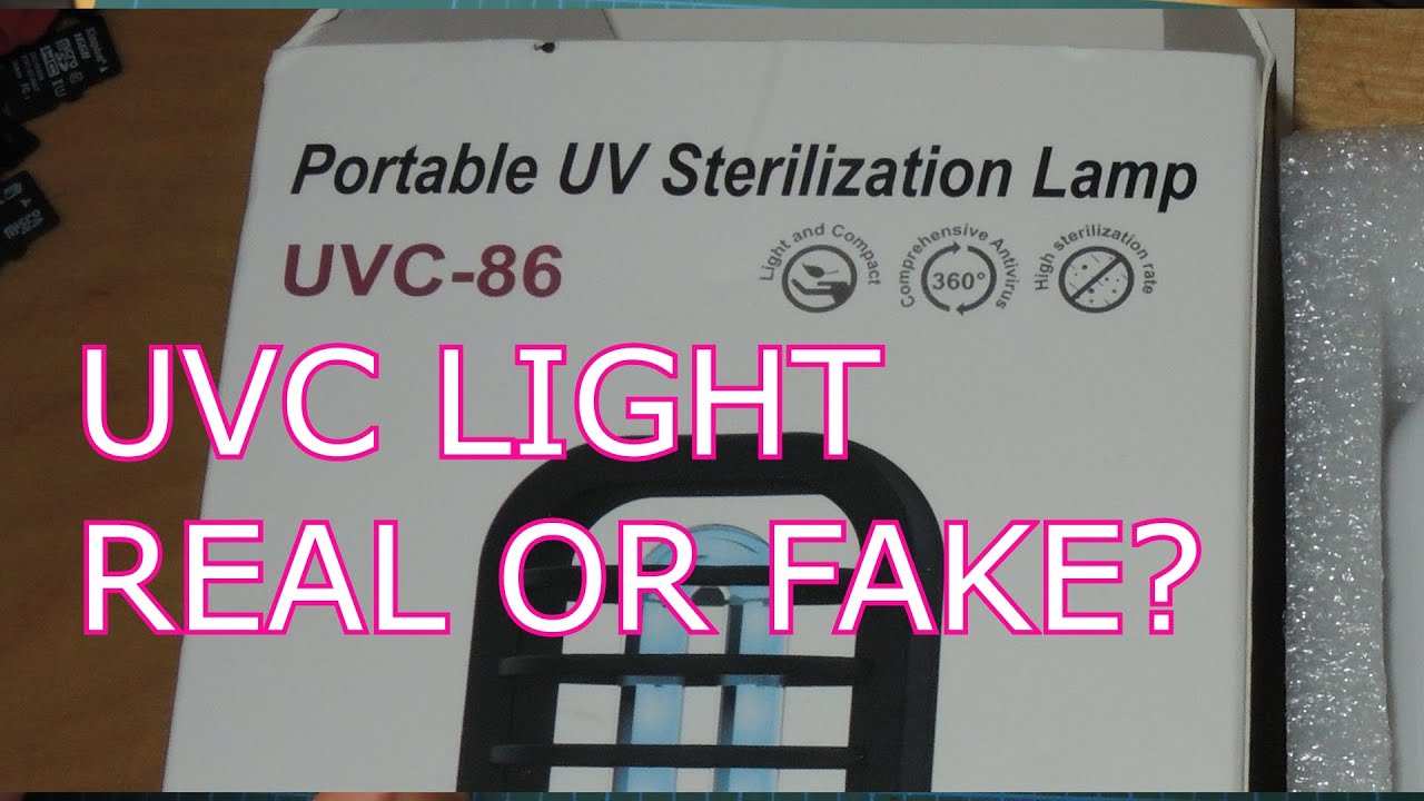 UV-C STERILIZATION LAMP: REAL OR FAKE?