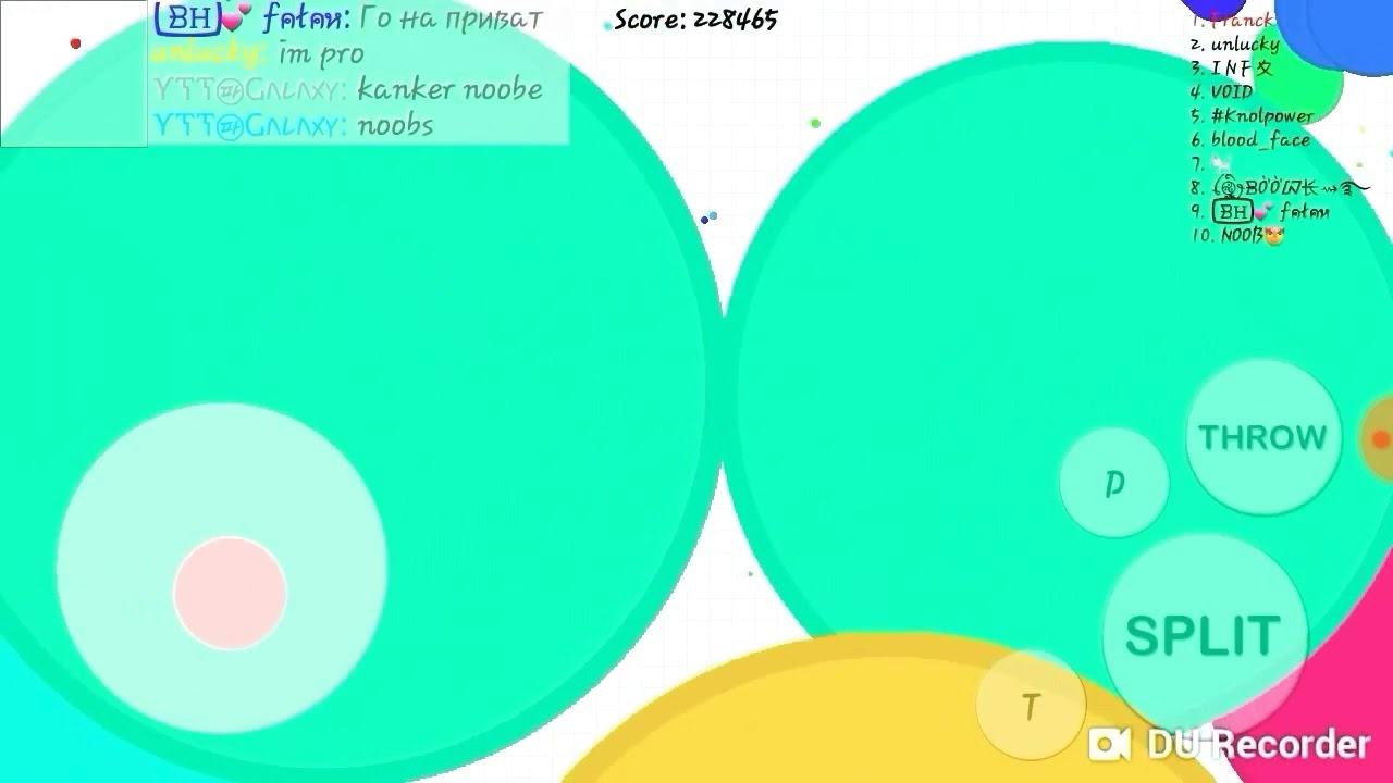 Blob.io mobile LEGENDARY MOMENTS Ultra mode DOUBLESPLIT