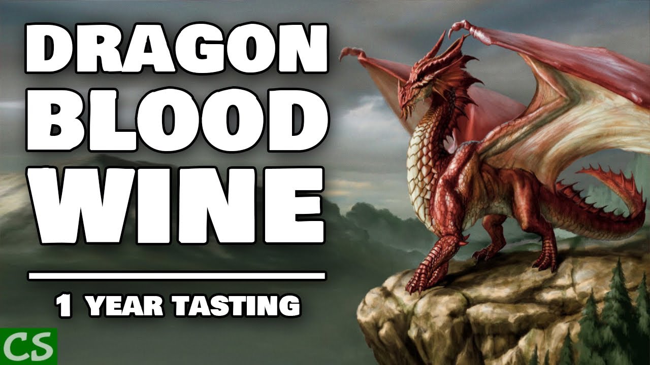 Dragon Blood Wine  - One Year Aged Wine Tasting
